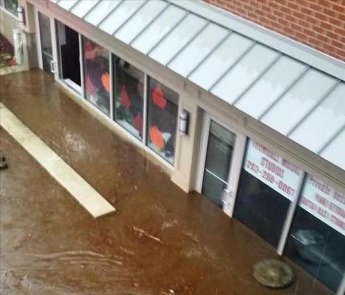 flooded business